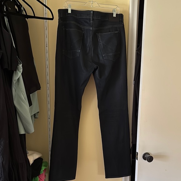 Hudson Byron Five Pocket Straight Men's Dark Navy Jeans - Picture 5 of 9